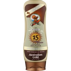 Australian Gold SPF15 Sunscreen Lotion With Instant With Instant Bronzer 237ML