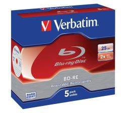 Verbatim 43615 Blank Blu-ray Disc Bd-re 25GB 5-PACK