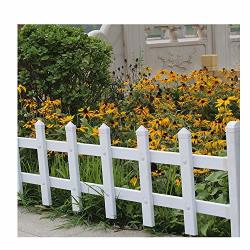 Yao Space 1 Meter Long Garden Plastic Iron Fence White Scout Indoor Outdoor Lawn Garden Protection Edge Decorative Fence