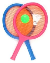 Badminton Set For Kids With 2 Rackets Ball And Birdie
