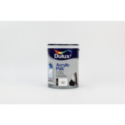 Interior & Exterior Paint Dulux Acrylic Pva Almond White Matt 5L