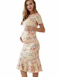 Mari Cias Floral Dress Maternity Clothes For Photos XL FLORAL1