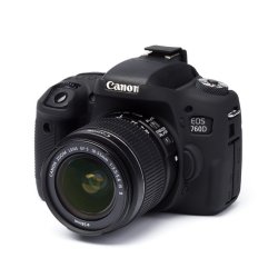- Canon 760D Dslr - Pro Silicone Case - Black ECC760DB