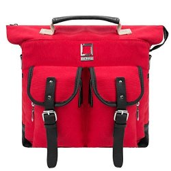 Lencca Phlox Small Hot Red Hybrid Tote Bag Suitable For Lenovo Ideapad Miix 310 Yoga 710 10.1"-11INCH
