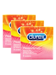 Durex Pleasuremax Condoms 3 Pack