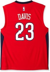 Nba New Orleans Pelicans Anthony Davis 23 Men's Replica Alternate Road Jersey XL Red
