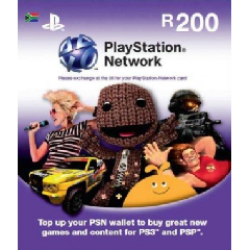 Playstation Network Card R200 PS3 PSP PS VITA PS4