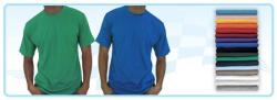 Plain Cotton Crew T Shirts - M Royal Blue