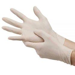 Latex Non-powdered Examination Gloves Large Box Of 100