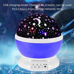Baby Star Music Night Light Projector Lamps For Kids Star Light Rotating Projector Upgraded Baby Night Light With Music 360 Degree Rotation Romantic Night