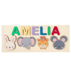 COH002059 - Personalized Name Puzzle For Toddler Wood