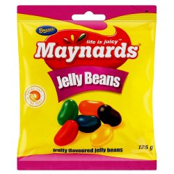 Sweets Packet Fruit Jelly Beans 125 G