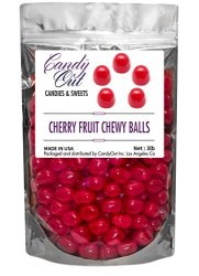 Candyout Red Cherry Chewy Candy Sour Balls - 3LB
