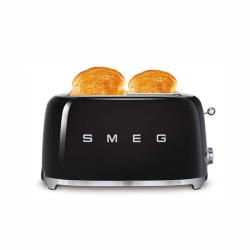 Smeg 50'S Retro Style Black 4-SLICE Toaster