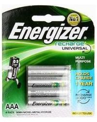 Recharge Energizer 4 X Aaa 700MAH