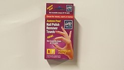 2 Boxes Of 12 - Acetone Free Nail Polish Remover Towels