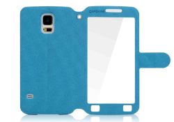 Capdase Folder Sider V-baco Case For Samsung Galaxy S5 Blue