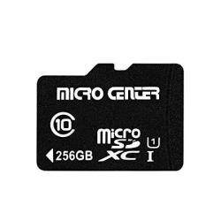 Micro Center 256GB Sd Card With Sd Card Adapter Class 10 Sdxc Flash Memory Card