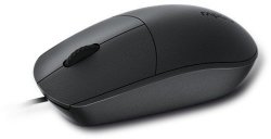 Rapoo N100 Optical Wired Mouse - Black