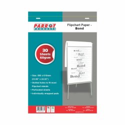 Flipchart Paper Bond 30 Sheets 860 610MM