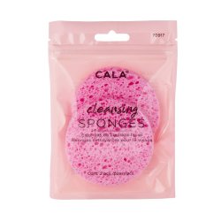 Cellulose Cleansing Sponge Pink 2PC