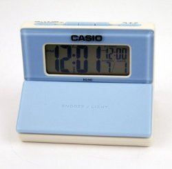 Casio Digital Alarm Clock With Snooze And Date Display Dq- 542-7EF