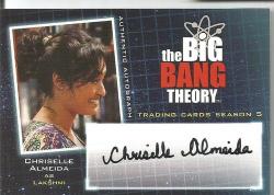 Chriselle Almeida - "big Bang Theory Season 5" - Authentic "autograph" Trading Card A16