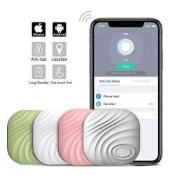 NUT3 Smart Key Finder Bluetooth Wifi Tracker Gps Locator Wallet Phone Key Anti-lost Bidirectional Alarm Reminder 4 Packs Multicolor