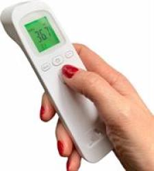 Fitgo non Contact Infrared Forehead Thermometer- Response Time 0.1 Sec Lcd Display Uses Infrared Technology For No-contact And Hygienic Temperature Measurement Within 1 Second