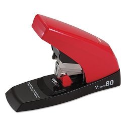 Vaimo 80 Heavy-duty Flat-clinch Stapler 80-SHEET Capacity Red brown By Max Usa Corp.
