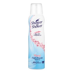 Shower To Shower Deodorant Female 150ML - Floral Fresh Powder