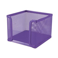 : M400 Wire Mesh Metal Cube Holder Purple