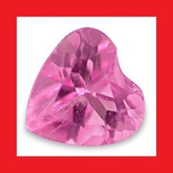 Tourmaline - Nice Pink Heart Facet - 0.110cts