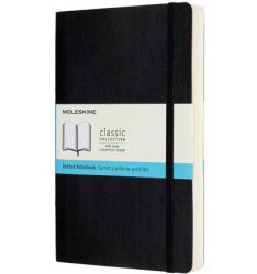 Moleskine Expanded Large Dotted Softcover Notebook - Black Paperback