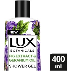 LUX Botanicals Moisturizing Body Wash Fig Extract & Geranium Oil 400ml