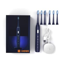 Sonic Electric Toothbrush With 6 Brush Heads Combo