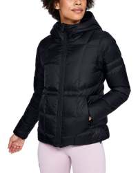 Women's Ua Armour Down Hooded Jacket - 0-001 Md