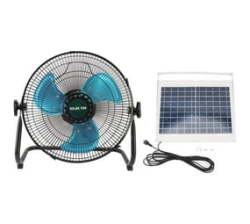 12 Inch Rechargeable Solar Table Fan