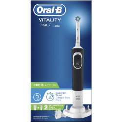 Oral-B Cross Action Rechargeable Toothbrush Black