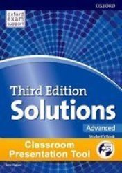 Solutions: Advanced: Classroom Presentation Tool Mixed Media Product 3RD Revised Edition