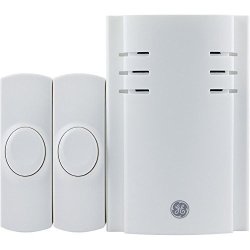Ge 19300 Wall Outlet Wireless Door Chime White