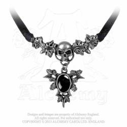 Alchemy Gothic P408 Catafalque Pewter Pendant Necklace