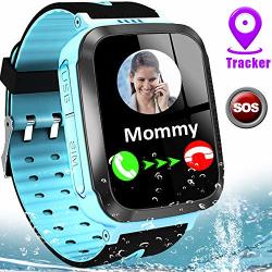 KIDS Smart Watch Phone IP67 Waterproof Smartwatch Gps Tracker Girls Boys Ages 3-12 1.44 Touch Screen Wrist Watch With 2 Way Call Sos Alarm