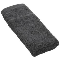 Plush Guest Towel Charcoal