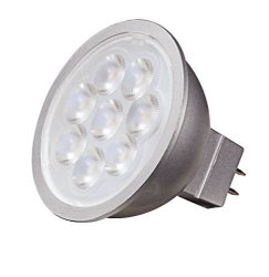 Satco S9496 6.5W LED MR16 LED 3000K 40' Beam Spread GU5.3 Base 12V Light Bulb