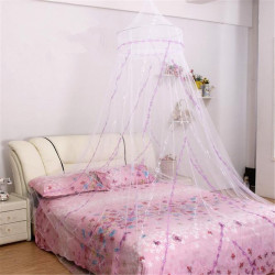 Princess Round Bedding Anti Mosquito Net Dome Canopy Curtain Dormitory Bed Net