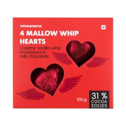 Mallow Whip Hearts 4 Pk