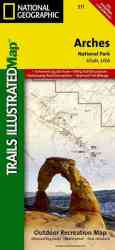 Arches National Park, Utah - Trails Illustrated Map # 211