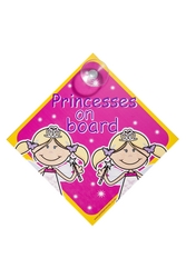 Jackflash Princesses Baby On Board Sign