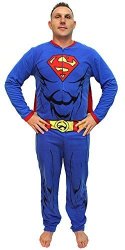 Dc Comics Superman Muscle Adult Costume Union Suit With Cape Large